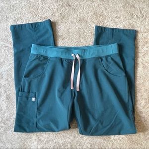 Figs Caribbean Blue Kade Pants Large